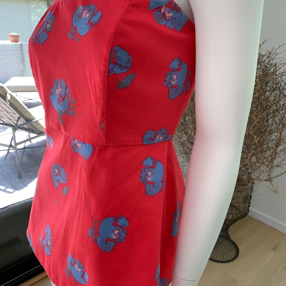 J.Crew Strapless Peplum Top - Picture 3 of 5